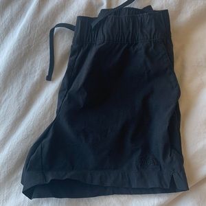 Womens black North Face shorts small